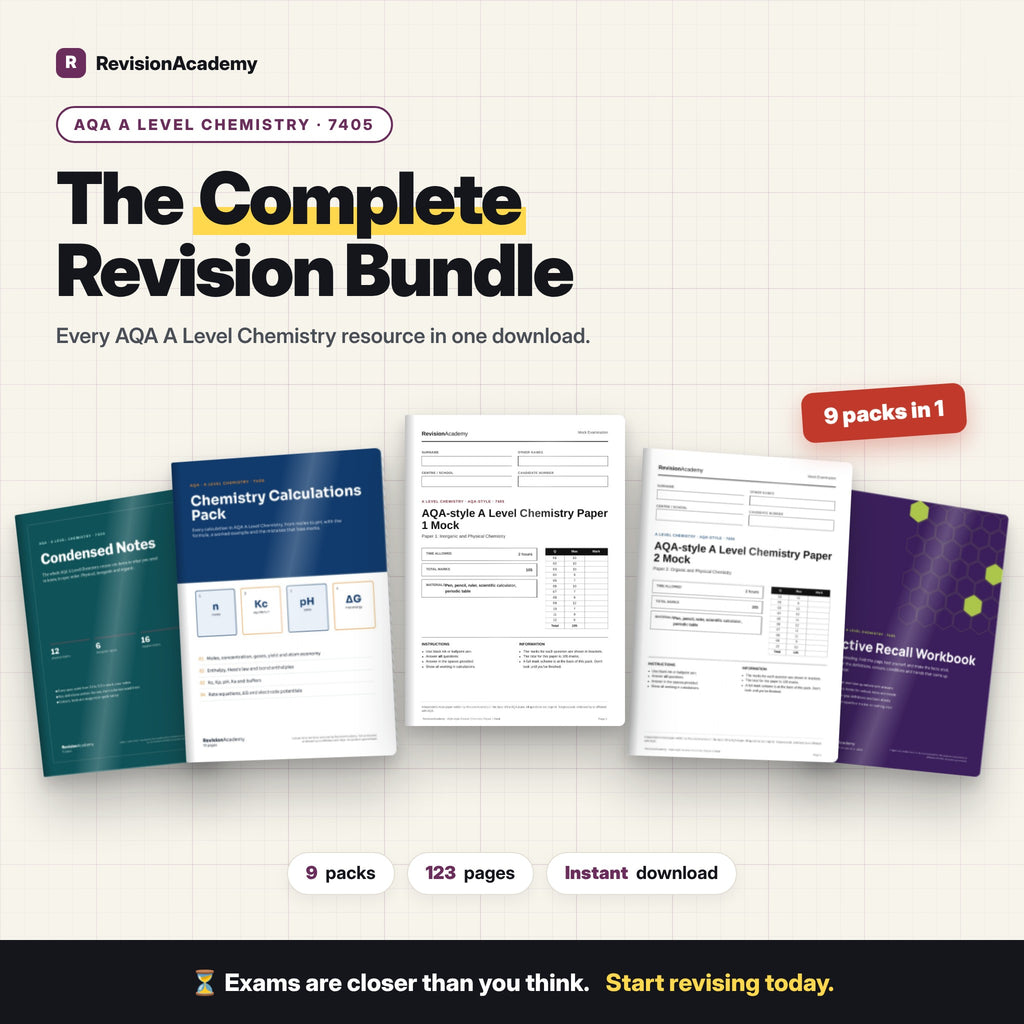 Complete Bundle | AQA A Level Chemistry