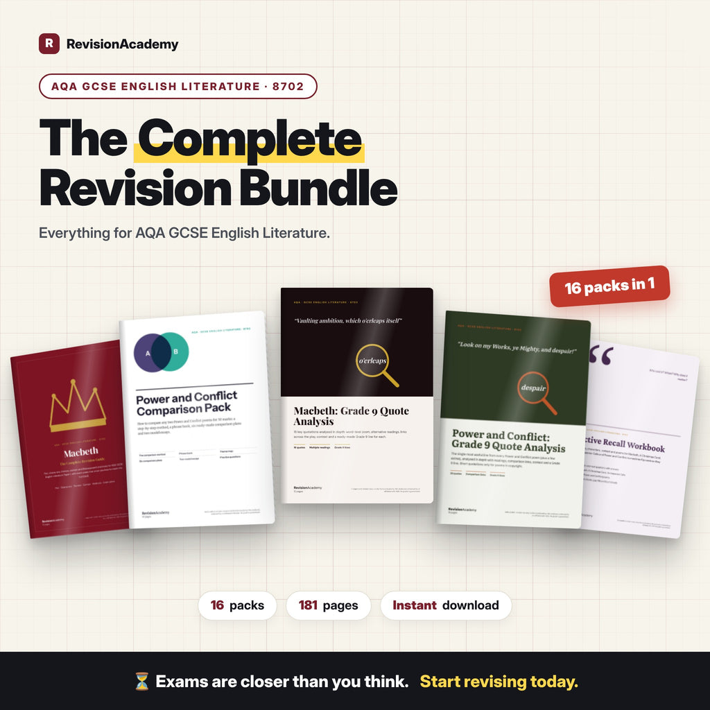 Complete Bundle | AQA GCSE English Literature
