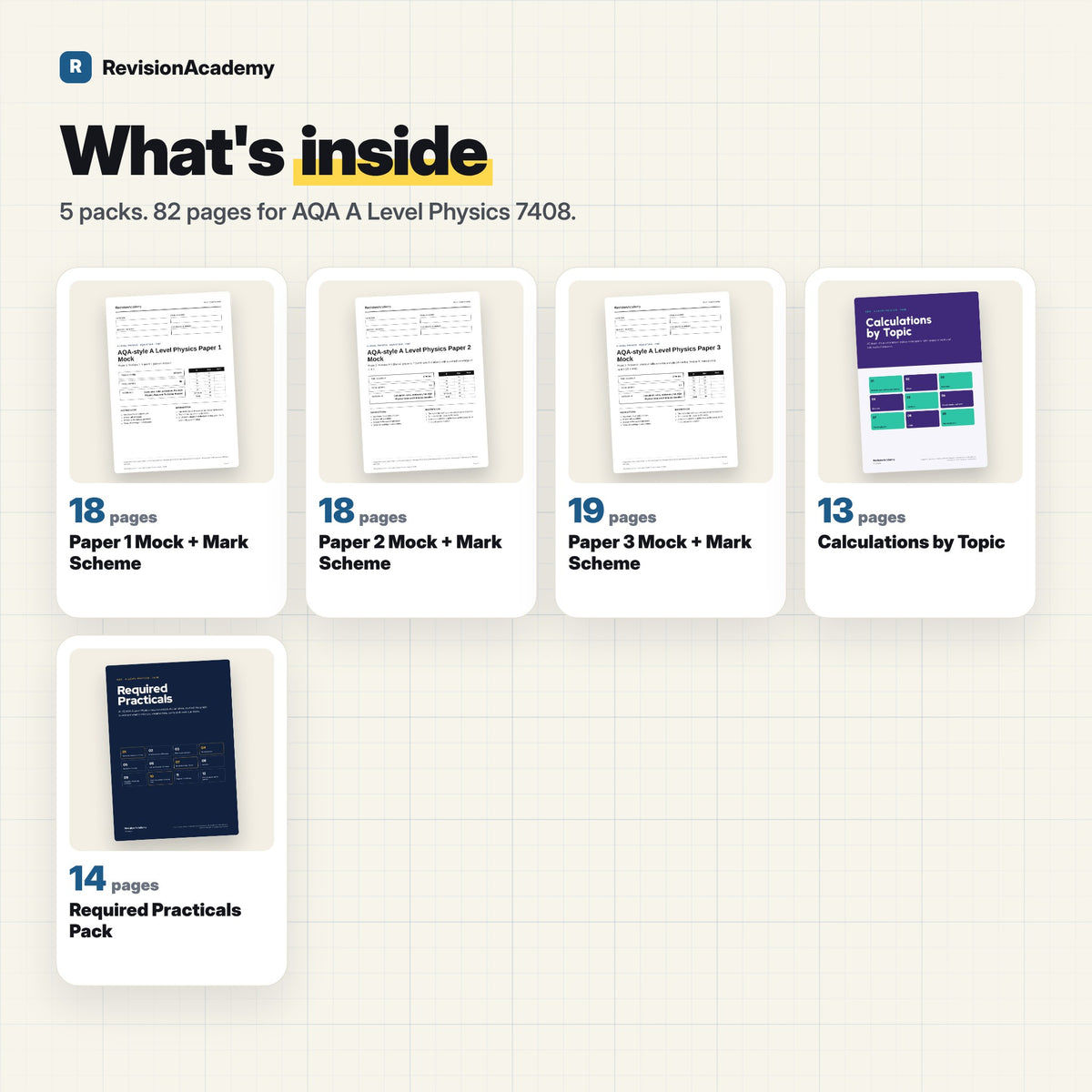 Exam Practice Pack | AQA A Level Physics