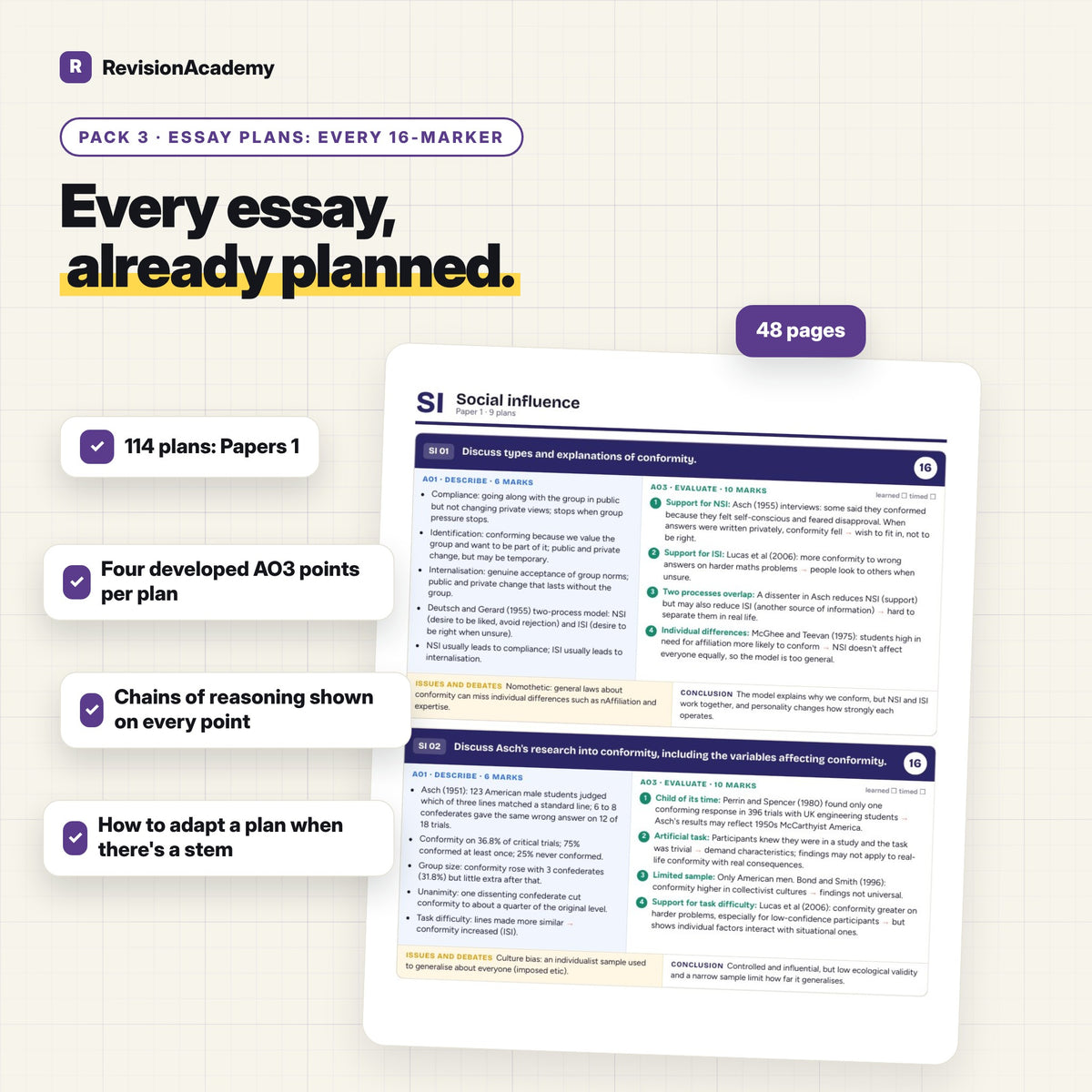 Complete Bundle | AQA A Level Psychology